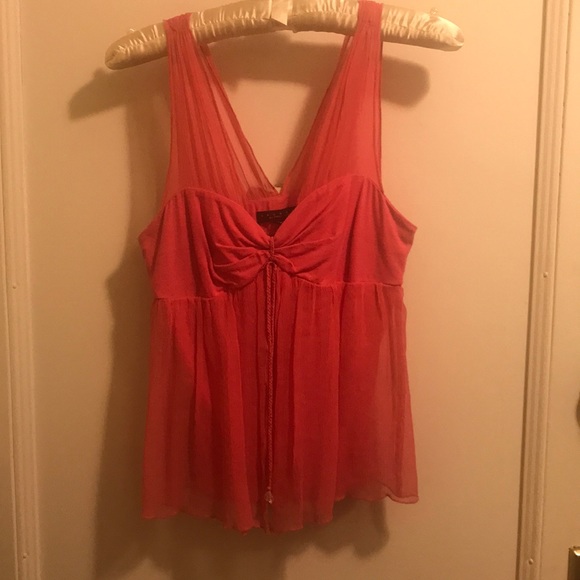 Laundry by Shelli Segal pink silk top - Picture 6 of 8